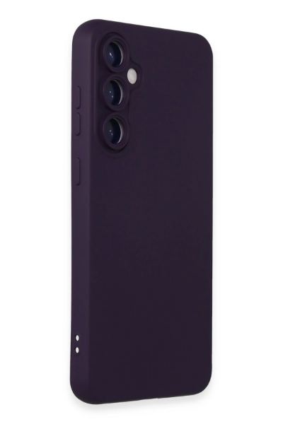Newface Samsung Galaxy S24 Plus Kılıf Nano içi Kadife Silikon - Mor resmi