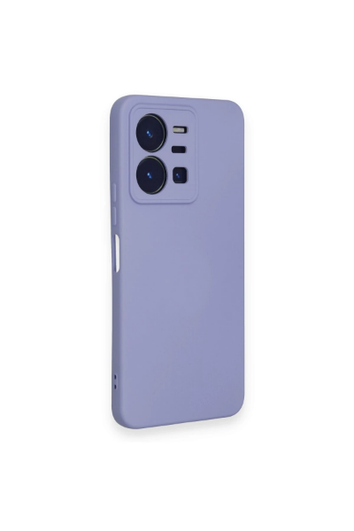 Newface Vivo Y35 Kılıf Nano içi Kadife Silikon - Lila resmi