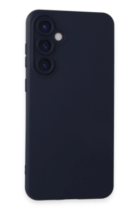 Newface Samsung Galaxy S24 Plus Kılıf Nano içi Kadife Silikon - Lacivert resmi