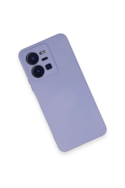 Newface Vivo Y35 Kılıf Nano içi Kadife Silikon - Lila resmi