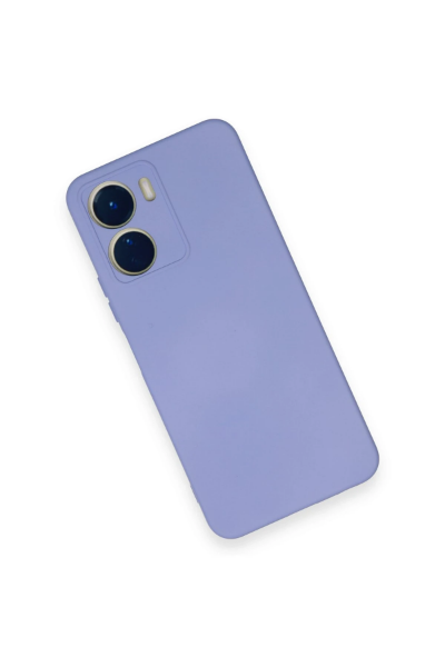 Newface Vivo Y16 Kılıf Nano içi Kadife Silikon - Lila resmi