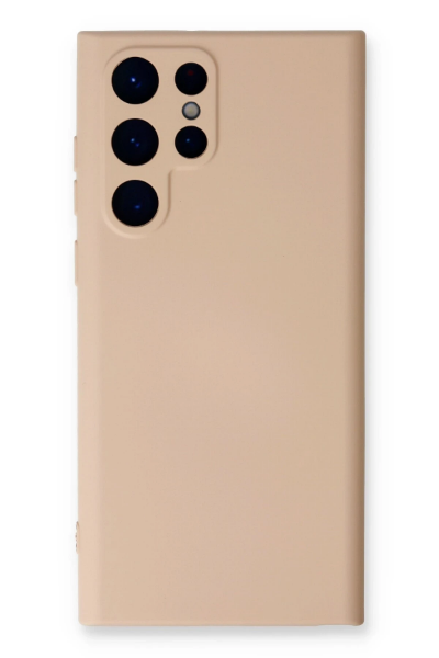 Newface Samsung Galaxy S24 Ultra Kılıf Nano içi Kadife Silikon - Pudra resmi