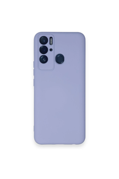 Newface Tecno Pova Neo Kılıf Nano içi Kadife Silikon - Lila resmi