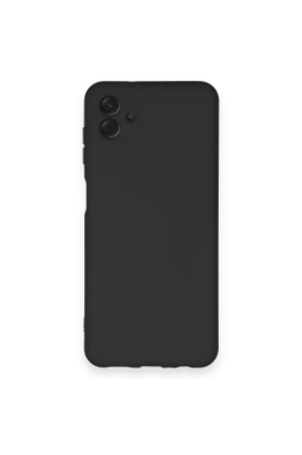 Newface Samsung Galaxy A04 Kılıf Nano içi Kadife Silikon - Siyah resmi
