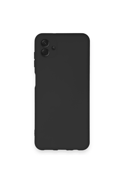 Newface Samsung Galaxy A04 Kılıf Nano içi Kadife Silikon - Siyah resmi