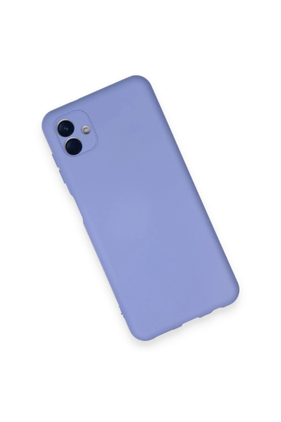 Newface Samsung Galaxy A04 Kılıf Nano içi Kadife Silikon - Lila resmi