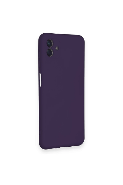 Newface Samsung Galaxy A04 Kılıf Nano içi Kadife Silikon - Mor resmi