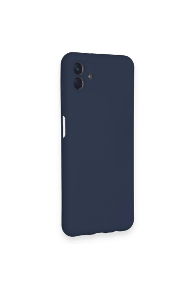 Newface Samsung Galaxy A04 Kılıf Nano içi Kadife Silikon - Lacivert resmi