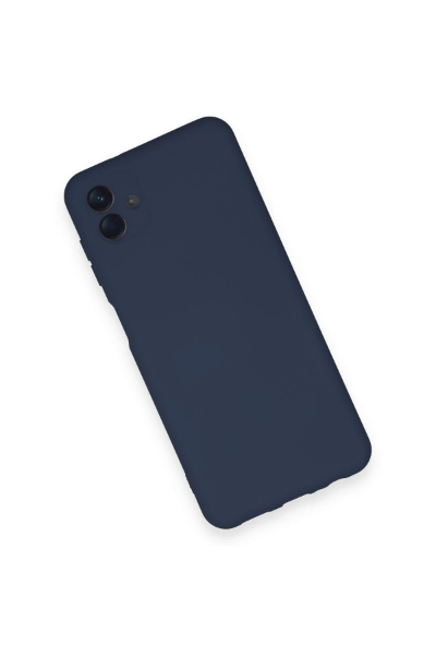 Newface Samsung Galaxy A04 Kılıf Nano içi Kadife Silikon - Lacivert resmi