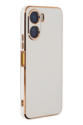 Newface Vivo Y16 Kılıf Volet Silikon - Beyaz resmi