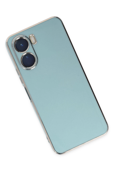 Newface Vivo Y16 Kılıf Volet Silikon - Açık Yeşil resmi