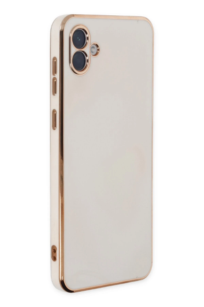 Newface Samsung Galaxy A04 Kılıf Volet Silikon - Beyaz resmi