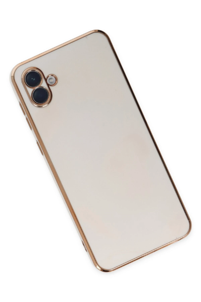 Newface Samsung Galaxy A04 Kılıf Volet Silikon - Beyaz resmi