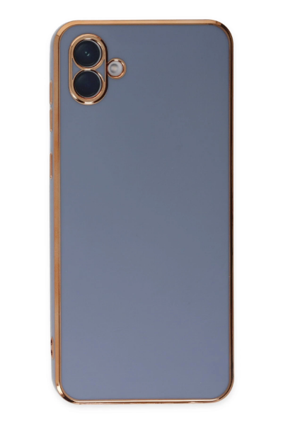 Newface Samsung Galaxy A04 Kılıf Volet Silikon - Mavi resmi