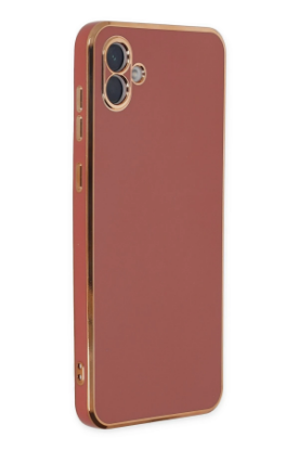 Newface Samsung Galaxy A04 Kılıf Volet Silikon - Kırmızı resmi