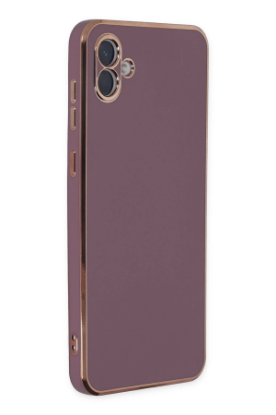 Newface Samsung Galaxy A04 Kılıf Volet Silikon - Mor resmi