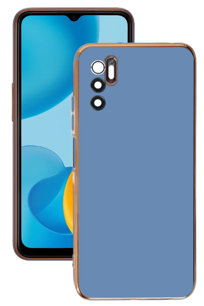 Newface Xiaomi Redmi Note 11 SE Kılıf Volet Silikon - Mavi resmi