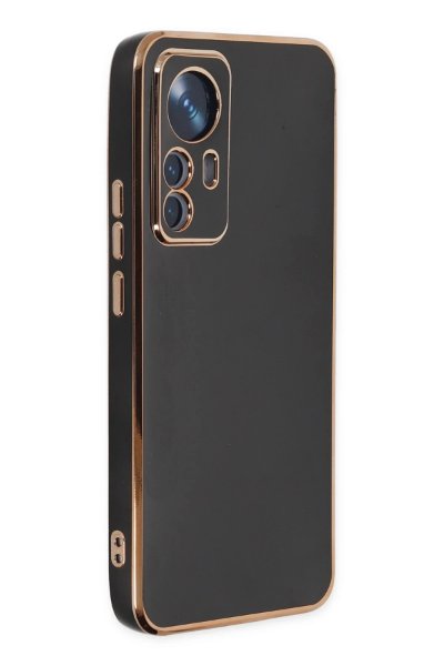 Newface Xiaomi Mi 12T Pro Kılıf Volet Silikon - Siyah resmi