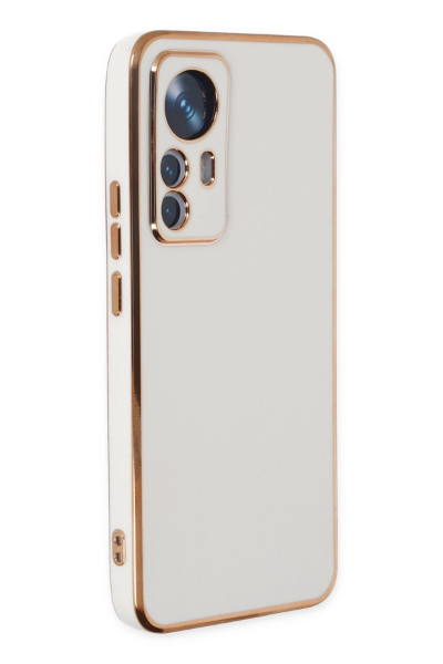 Newface Xiaomi Mi 12T Pro Kılıf Volet Silikon - Beyaz resmi