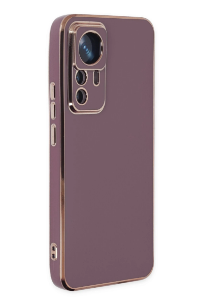 Newface Xiaomi Mi 12T Pro Kılıf Volet Silikon - Mor resmi