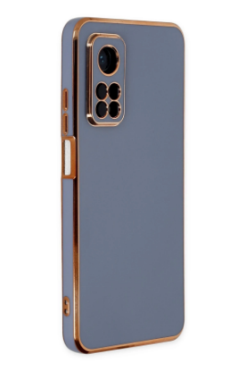 Newface Xiaomi Mi 10T Kılıf Volet Silikon - Mavi resmi