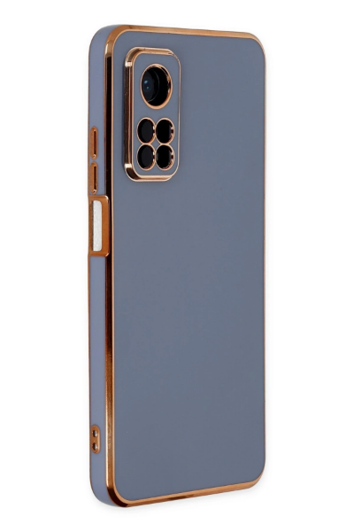 Newface Xiaomi Mi 10T Kılıf Volet Silikon - Mavi resmi