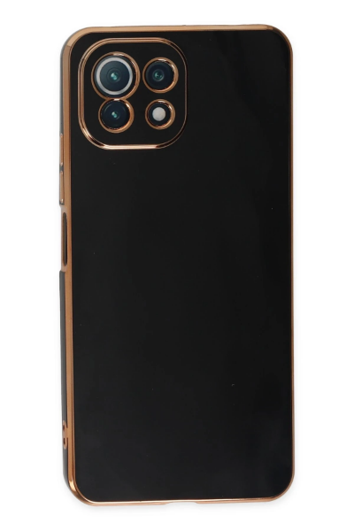 Newface Xiaomi Mİ 11 Lite Kılıf Volet Silikon - Siyah resmi