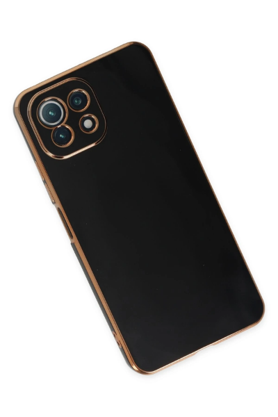 Newface Xiaomi Mİ 11 Lite Kılıf Volet Silikon - Siyah resmi