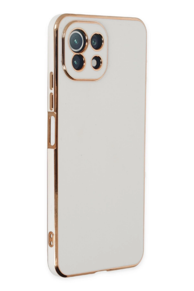 Newface Xiaomi Mİ 11 Lite Kılıf Volet Silikon - Beyaz resmi
