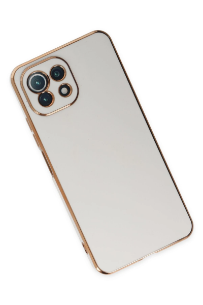 Newface Xiaomi Mİ 11 Lite Kılıf Volet Silikon - Beyaz resmi