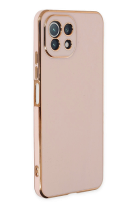 Newface Xiaomi Mİ 11 Lite Kılıf Volet Silikon - Pembe resmi