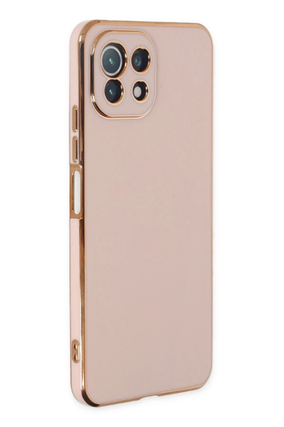 Newface Xiaomi Mİ 11 Lite Kılıf Volet Silikon - Pembe resmi