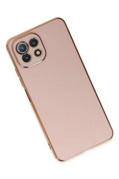 Newface Xiaomi Mİ 11 Lite Kılıf Volet Silikon - Pembe resmi