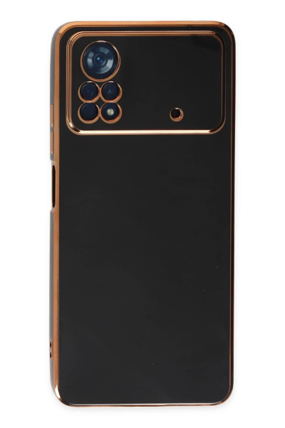 Newface Xiaomi Poco X4 Pro 5G Kılıf Volet Silikon - Siyah resmi