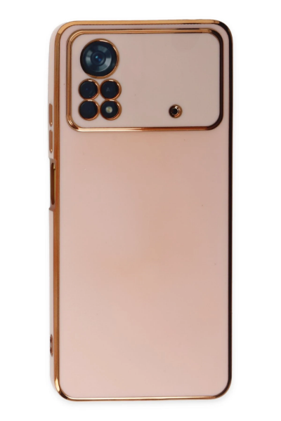 Newface Xiaomi Poco X4 Pro 5G Kılıf Volet Silikon - Pembe resmi