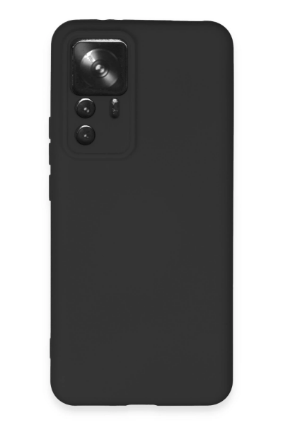 Newface Xiaomi Mi 12T Pro Kılıf Nano içi Kadife Silikon - Siyah resmi