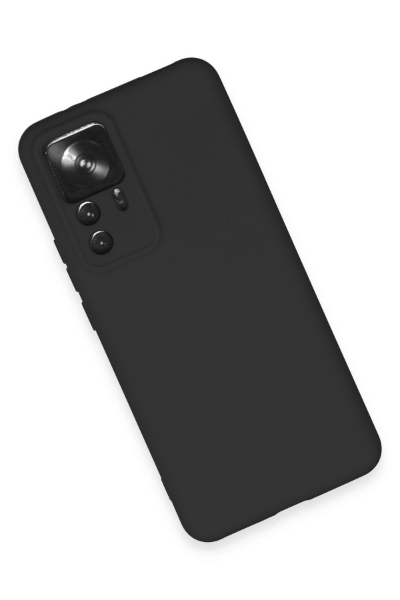 Newface Xiaomi Mi 12T Pro Kılıf Nano içi Kadife Silikon - Siyah resmi