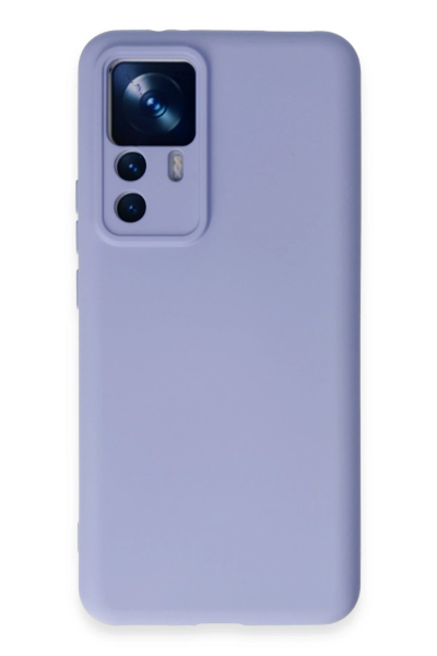 Newface Xiaomi Mi 12T Pro Kılıf Nano içi Kadife Silikon - Lila resmi