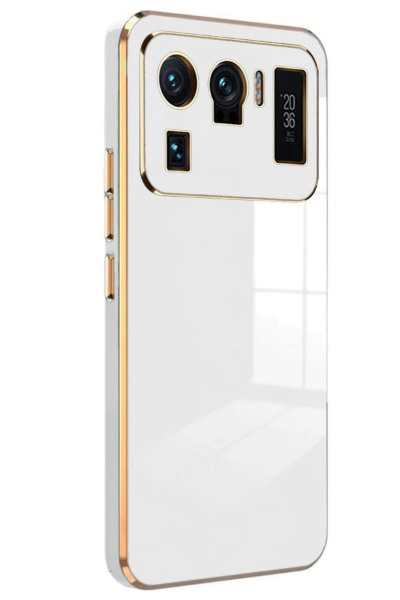 Newface Xiaomi Mi 11 Ultra Kılıf Volet Silikon - Beyaz resmi