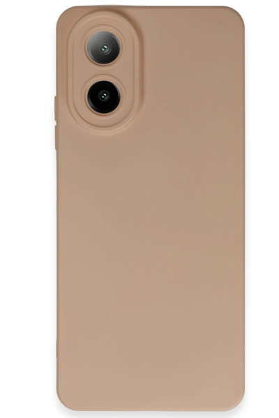 Newface Oppo A38 Kılıf Nano içi Kadife Silikon - Pudra resmi