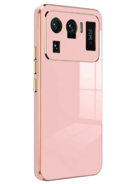 Newface Xiaomi Mi 11 Ultra Kılıf Volet Silikon - Pembe resmi