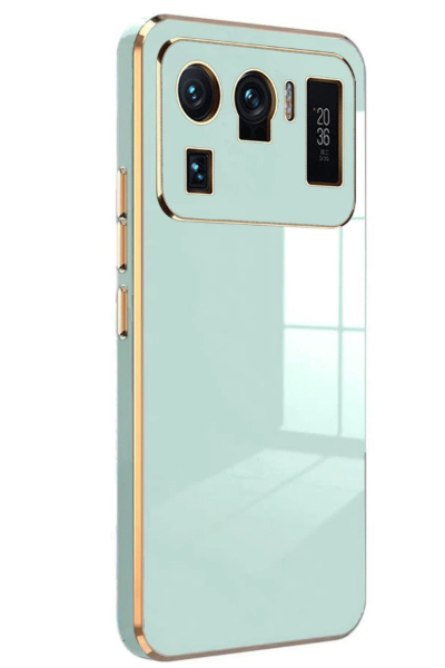 Newface Xiaomi Mi 11 Ultra Kılıf Volet Silikon - Açık Yeşil resmi