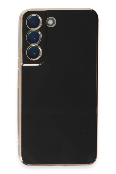 Newface Samsung Galaxy S21 Kılıf Volet Silikon - Siyah resmi