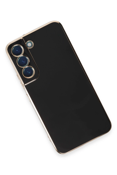 Newface Samsung Galaxy S21 Kılıf Volet Silikon - Siyah resmi