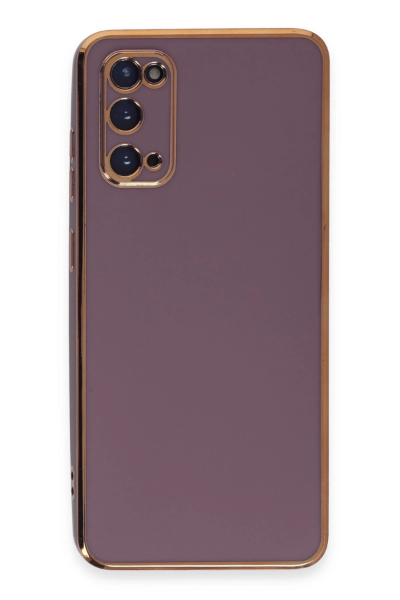 Newface Samsung Galaxy S20 Kılıf Volet Silikon - Mor resmi