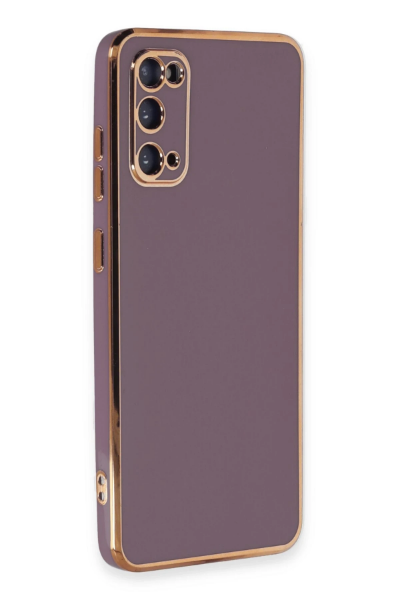 Newface Samsung Galaxy S20 Kılıf Volet Silikon - Mor resmi