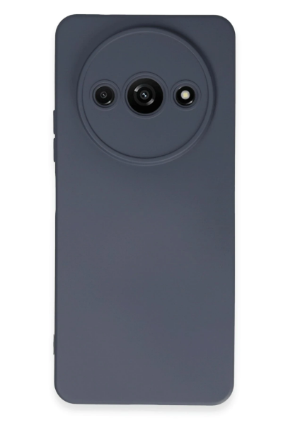 Newface Xiaomi Redmi A3 4G Kılıf Nano içi Kadife Silikon - Gri resmi