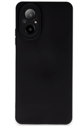 Newface Realme 12 Lite Kılıf Nano içi Kadife Silikon - Siyah resmi