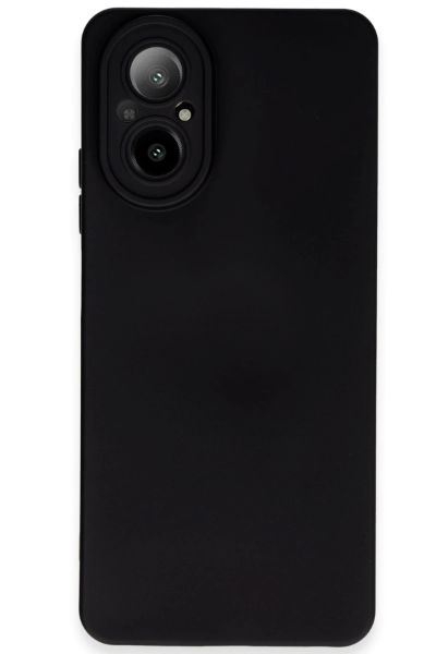 Newface Realme 12 Lite Kılıf Nano içi Kadife Silikon - Siyah resmi