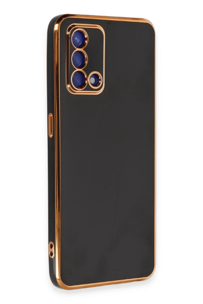 Newface Oppo A74 4G Kılıf Volet Silikon - Siyah resmi